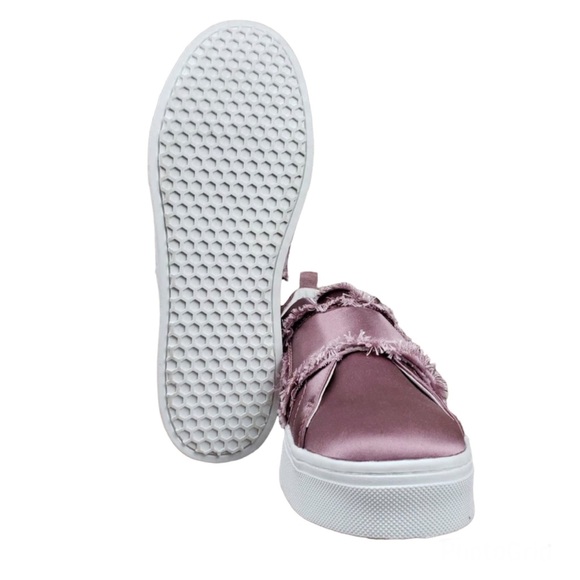 Sam Edelman Sateen Frayed Platform Sneaker Women’s Sizes 7.5 & 9 NWOB - Picture 10 of 14